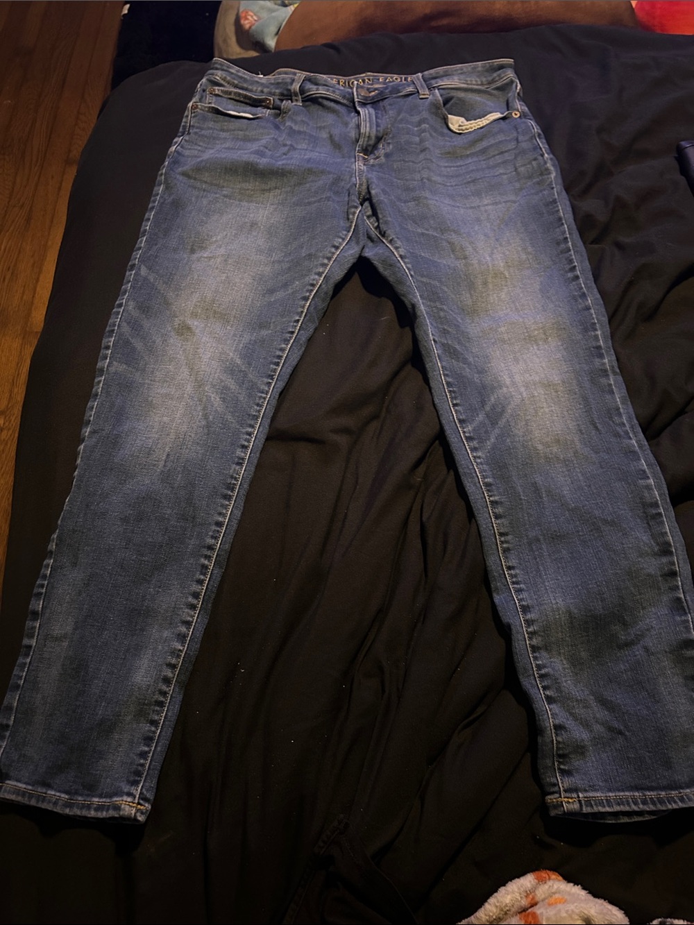 American Eagle Outfitters Slim Straight Blue Jeans